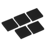 (Black) 5pcs Air Filters Air Filter Cotton 98760 Air