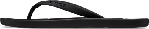 Crocs Unisex Flip Flop, Black, 6 UK