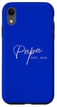 Coque pour iPhone XR Papa incroyable et simpliste créé en 2023 pour les pères