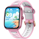 Montre Connectée pour Enfant Fille Garcon: Smart Watch avec Appel Bluetooth Tracker D'activité Bracelet Intelligent avec Podometre Moniteur Sommeil Réveil au Poignet Smartwatch Compatible Android iOS