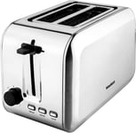 WeeKett 2 Slice Toaster Stainless Steel 750 W, Two Slice Toaster - Silver