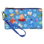 Disney Loungefly Purse AOP Stitch Camping Cuties Wristlet Wallet