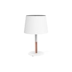 Lampe de table led annika Aluminor 6.5 w - blanc/bois