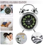 Table Clock Bedside Home Decor Alarm Clock Number Clock Super Loud Double Bell