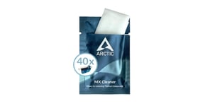 ARCTIC MX Cleaner (40 pieces), Cleaning wipes for removing thermal paste 11.5 cm