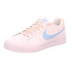 Nike Femme WMNS Court Royale AC Sneaker, Blanc (White/Psychic Blue-Rouge Crimson Tint 108), 40.5 EU