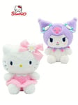 1 kpl Aito Sanrio-sarjan pehmolelut Hello Kitty sarjakuvahahmo Animehahmo Kuromi Cinnamoroll My Melody Doll Kitty Cat Kawaii Koristele täytetyt nukkekokoelma (jotkut osat voivat olla satunnaisia) - Monivärinen