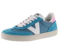 victoria Femme Berlín Rejilla & Serraje Basket, Turquoise, 38 EU