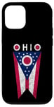 Coque pour iPhone 12/12 Pro State of Ohio Burgee Flag -- The Buckeye State