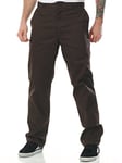 Dickies Men's Original 874 Work Utility Pants, Dark Brown, 36W / 34L