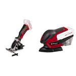 Einhell Cordless Mini Circular Saw TE-CS 18/89 Li-Solo Power X-Change & Multiple Sander TE-OS 18/150 Li - Solo Power X-Change