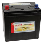 Batterie 12V 60Ah, 470A remplie