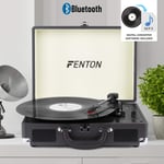 Fenton RP115C Briefcase Record Player with Bluetooth - Stylish Suitcase Vinyl to