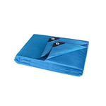 ANSIO Tarpaulin 2m x 3m / 6.5ft x 10ft Tarpaulin Waterproof Heavy Duty Sheet 200g/m² - Blue