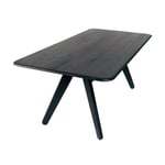 Tom Dixon - Slab Table, Svart - Ruokapöytä - Musta - Puu