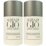 2-Pack Giorgio Armani Acqua di Gio Pour Homme Deo Stick 75ml