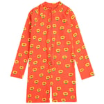 Bobo Choses Sunflower All Over Simma Onesie Red | Röd | 6-7 years