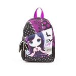 Giochi Preziosi Go Pop Sac à dos maternelle modèle Dark Love avec grand compartiment central, Tire-zip personnalisé caoutchouté, bretelles rembourrées et poignée 25,5 x 34,5 x 11,5 cm, multicolore, S,