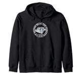 The Caravan Is Calling And I Must Go Funny Static Caravan Zip Hoodie