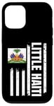 Coque pour iPhone 12/12 Pro Little Haiti America Drapeau américain haïtien patrimoine haïtien