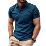 Polo Homme De Sport Uni Golf Tennis Manche Courte Fit Grande Vêtements Masculin Wx2