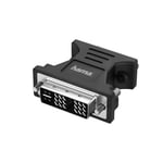 Hama 00200340 changeur de genre de câble DVI-I VGA (D-Sub) Noir - Neuf