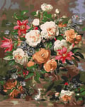 wxxxj Puzzle Adulte 1000 Pièces Puzzle Classique 3D Puzzle Bricolage- Fleurs Roses Jaunes Blanches Jouet en Bois Puzzles Cadeau Unique Art Mural Décor à La Maison -50x75cm