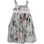 Dolce & Gabbana Enfants Robe Blanc Floral sans Manche A-Line S.10 Ans 1350usd