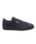 Puma Suede Classic Mens Navy Trainers - Blue Leather - Size UK 5.5
