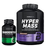 Hyper Mass Gainer 4 kg + Tribooster Testo 2000 mg 60 tablettia