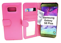 Plånboksfodral Samsung Galaxy S8 Plus (G955F) (Hotpink)