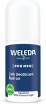 WELEDA - Déodorant Roll-On 24H Homme - Formule 100% D'Origine Naturelle - 50 Ml