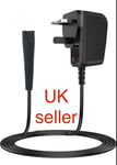 12V Power Charger Cord Adapter UK Plug Braun Shaver Razor 1 3 5 6 7 8 9 Series