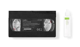 Cassette VHS de nettoyage avec liquide nettoyant pour magnétoscope