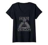 Game Of Thrones House Of The Dragon Throne V-Neck T-Shirt