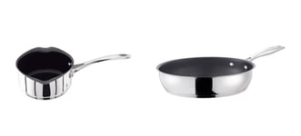 STELLAR 7000 NON STICK 14CM MILK PAN & 20CM NON STICK FRYING PAN SET