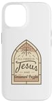 iPhone 14 I Love Jesus and Crossword Puzzles Lover Christian Case