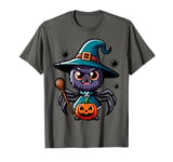 Scary Halloween Spider Witch Hat Costume Spooky Season T-Shirt