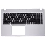 UK Keyboard silver palmrest assembly Acer Notebook Aspire A515-52 6B.H5HN2.013