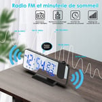 Réveil avec projecteur, radio-réveil avec connexion USB