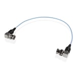 SHAPE skinny 90-degree BNC cable 12 inches blue