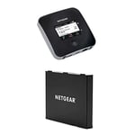NETGEAR Routeur 4G SIM box 4G , 4G LTE M2 (MR2100) - débit descendant jusqu'à 2Gbit/s | Connexion WiFi jusqu'à 20 appareils| Compatible toute SIM opérateurs | Avec Batterie supplémentaire