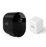 Arlo Pro3 Smart Home Security Camera CCTV Add on and extra Battery Pack bundle, black