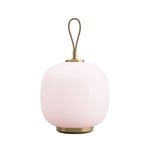 Louis Poulsen - VL45 Radiohus Portable Bordlampe Brass/Glossy Pale Rose