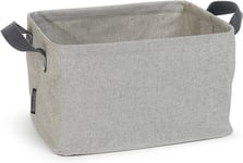 Foldable Laundry Basket Gray 35L - Durable & Space-Saving by Brabantia