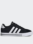 adidas Sportswear Men's Suede Daily 4.0 Trainers - Black/White, Black/White, Size 9, Men