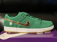 Nike SB Dunk Low Pro PS St Patrick Day UK 3 EUR 35.5 Lucky Green Gold DN3675 303