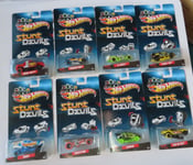 Hot Wheels Stunt Devils  2 Sets of 4 Cars