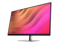 Hp E32k G5 - E-Series - Led-Skärm - 31.5" - 3840 X 2160 4K Uhd (2160P) @ 60 Hz - Ips - 350 Cd/M² - 1000:1 - 5 Ms - Hdmi, Displayport, Usb-C - Högtalare - Svart Huvud, Svart Och Silver (Ställ)