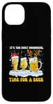 Coque pour iPhone 14 Plus Lover Christmas It's The Most Wonderful Time for a Beer